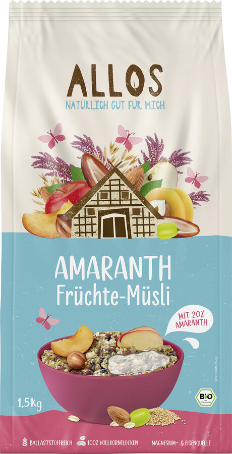 Amaranth Früchte Müsli Großgebinde 1,5kg